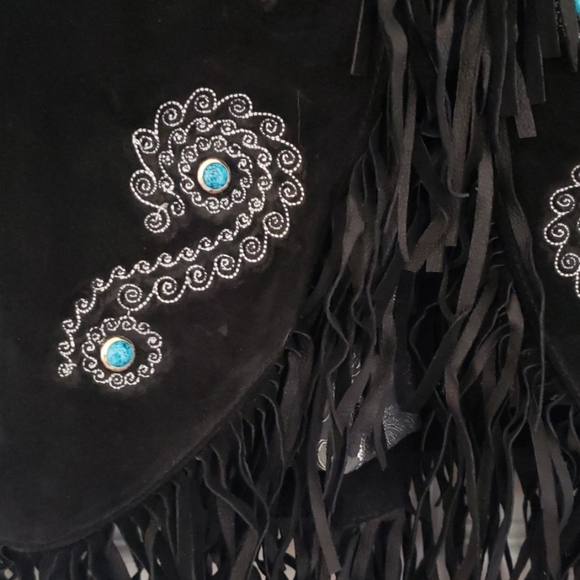 NWT Scully Suede Fringe Coat - Picture 2 of 6